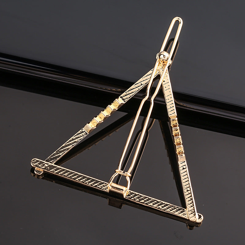 Wholesale Alloy Triangle Shaped Hair Clips